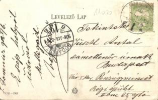 1908 Tátra, Magas Tátra, Vysoké Tatry; Téli élet a Magas Tátrában, Toboggan sport, szánkó / Winter-S...