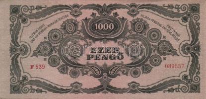 1945. 1000P bélyeggel T:I-