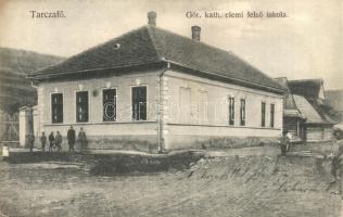 1910 Tarcafő, Toriszka, Torysky; Görögkatolikus elemi felső iskola. Kiadja Divald Károly fia / Greek Catholic school (r)