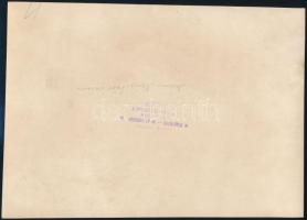 cca 1930-1940 Magyar Mérnökök és Építészek Nemzeti Szövetségének vacsora estjéről készült fotó, Bp. ...