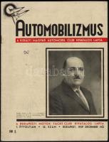 1939 Bp., Az Automobilizmus, a Királyi Magyar Automobil Club hivatalos lapja I. évfolyam 12. szám