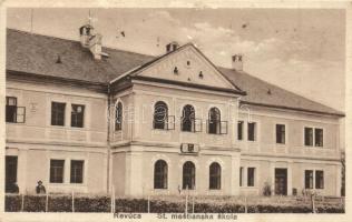 Nagyrőce, Gross-Rauschenbach, Velká Revúca; St. mestianska skola / Állami iskola. Kiadja J. Edelmann / school (felületi sérülés / surface damage)