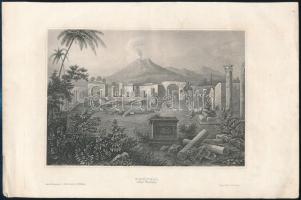 cca 1850 4 db acélmetszet / 4 steel engravings