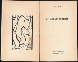 Szova Péter: 10 medvetörténet. Ungvár, 1973. 56p. 11x17 cm