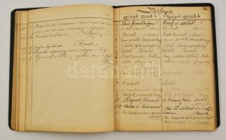 1909 Érdekes, kérdés-felelet formájában írt emlékkönyv. 10 oldalon körkérdések, sok válaszolóval egé...