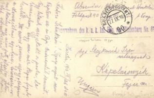 1916 Gyorstüzelő ágyú a harctéren löveggel / WWI K.u.k. military, rapid fire cannon with shell. phot...