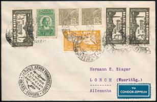 1934 Zeppelin levél Németországba / Zeppelin cover to Germany