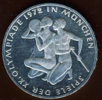 NSZK 1972F 10M Ag "Olimpia-Sportolók" T:BU