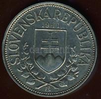 Szlovákia 1941. 20K Ag "St.Kyrill és St. Methodius" dupla kereszttel T:2/3 pici ph.