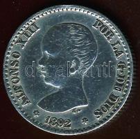 Spanyolország 1892. 50c Ag T:3