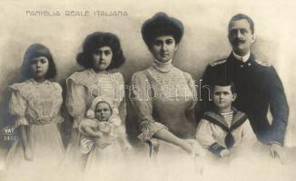 Famiglia Reale Italiana / Victor Emmanuel III of Italy and his wife Elena of Montenegro with their children