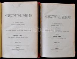 Hettinger Ferenc: A kereszténység védelme. I.-III. kötet. Eger, 1883, Érseki Lyceum. 484p.+4852p.+ 5...