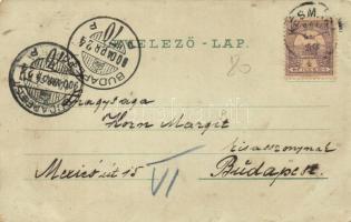 1900 Késmárk, Kezmarok; Rathaus u. obere Schlossgasse, Hoher Tatra, Hauptplatz, Neues Lycealgebäude ...