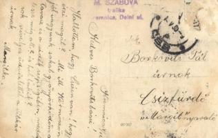 1930 Körmöcbánya, Kremnitz, Kremnica; Pénzverde, belső, munkások az öntödében / Mincovna / mint inte...