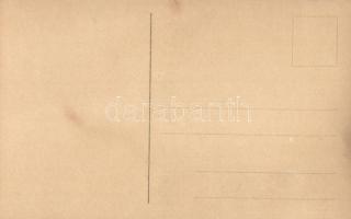 Liszt Ferenc. Erotikus optikai illúziós képeslap meztelen nőkkel / Optical Illusion, erotic nude lad...