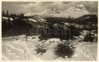 Tátra, Magas Tátra, Vysoké Tatry - 8 db régi városképes lap / 8 pre-1945 town-view postcards