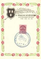 33 db régi motívumlap "A Magyar Művészetért" emlékbélyegzéssel (1940 és 1941), sok másodpé...