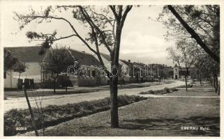 1939 Monyorókerék, Eberau; utcakép, templom / Strasse, Kirche / street view, church