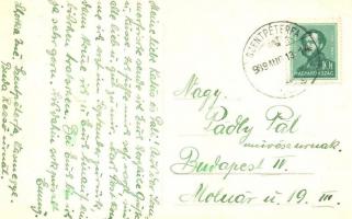 1939 Monyorókerék, Eberau; utcakép, templom / Strasse, Kirche / street view, church