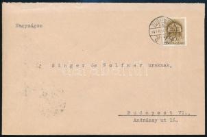 1945 Herczeg Ferenc (1863-1954) saját kézzel írt lemondó levele az Singer és Wolfner cégnek, melyben...