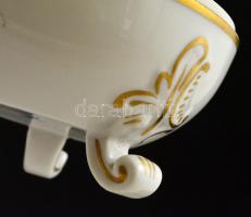 Herendi, petrezselyem mintás porcelán cukortartó d:12 cm, m:10 cm