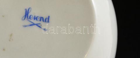 Herendi, petrezselyem mintás porcelán cukortartó d:12 cm, m:10 cm