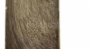 cca 1920 Éttermi alpakka gyufatartó és hamutartó 12 cm