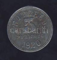 Német Birodalom / Weimari Köztársaság /Bad-Kissingen  1920. 5Pf szükségpénz T:3