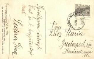 1932 Szabadbáránd, Grosswarasdorf; templom utca, római katolikus iskola / Kirche, Schule, Strasse / ...