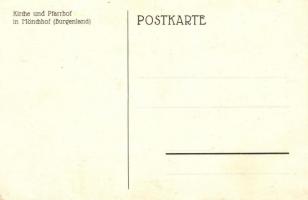 Barátudvar, Mönchhof; templom és plébánia / Kirche und Pfarrhof / church and parish (kis szakadás / ...