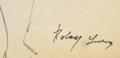 Szalay jelzéssel: 2 db tus rajz, papír, 29×21 cm (2×)