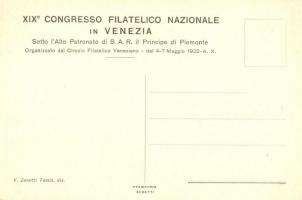1932 XIX. Congresso Filatelico Nazionale, Venezia / 19th Italian National Philatelic Congress in Ven...