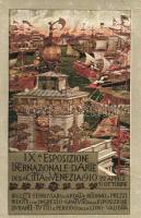 1910 IXa Esposizione Internazionale dArte della Citta di Venezia / 9th International Exhibition of the Art of Venice. Italian advertisement card (Rb)