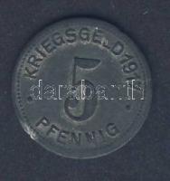 Német Birodalom / Császárság / Elberfeld 1917. 5Pf szükségpénz T:3