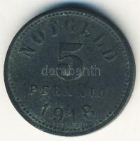 Német Birodalom / Weimari Köztársaság / Kissingen 1918. 5Pf szükségpénz T:3
