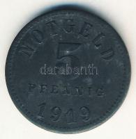 Német Birodalom / Weimari Köztársaság / Kissingen 1919. 5Pf szükségpénz T:3