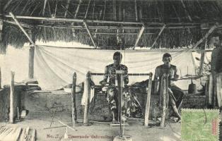 Tisserands dahoméens / African folklore from Dahomey (Benin), weavers