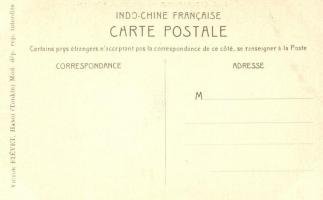 Saigon, Ho Chi Minh City (Cochinchina); Rue Catinat, Place de la Cathedrale / street view, cathedral...