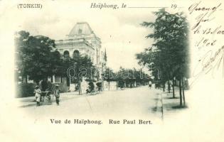 1902 Haiphong (Tonkin), Rue Paul Bert / street view (EK)