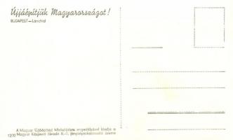 Budapest. A gyilkosok műve. Újjáépítjük Magyarországot! Magyar Újjáépítési Minisztérium engedélyével...