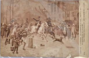 100 db régi festmény és üdvözlő lap fotó albumban / paintings, greetings 100 old cards in photo albu...