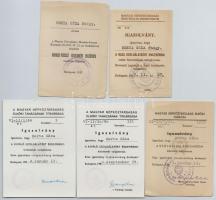 1980. "Kiváló Szolgálatért Érdemrend" kitüntetés adományozói okirata, benne még 5db viselé...