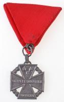 1916. Károly-csapatkereszt cink kitüntetés nem eredeti mellszalagon T:2 Hungary 1916. Charles Troop Cross Zn decoration with not original ribbon C:XF NMK 295.