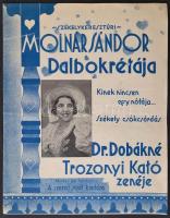 cca 1910-1930 19 db régi kotta és kotta címlap, díszes, illusztrált címlapokkal, közte litográltakka...