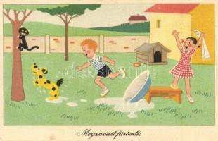 49 db MODERN motívumos képeslap: üdvözlő, humor / 49 modern motive postcards: greetings, humour