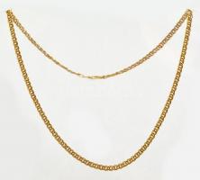 Arany 14 K (Au) nyaklánc, jelzett, nettó: 3 g, h:44 cm