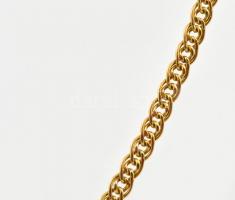 Arany 14 K (Au) nyaklánc, jelzett, nettó: 3 g, h:44 cm