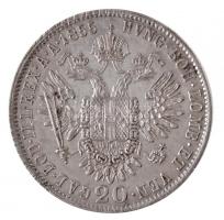 1855B 20kr Ag "Ferenc József" T:1-,2 juszt.,patina
Hungary 1855B 20 Kreuzer Ag "Fran...