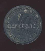Német Birodalom / Császárság / Pforzheim  1917. 10Pf szükségpénz T:3