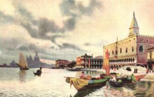 16 db RÉGI művészlap, köztel litho / 16 pre-1945 motive postcards: art postcards, with litho